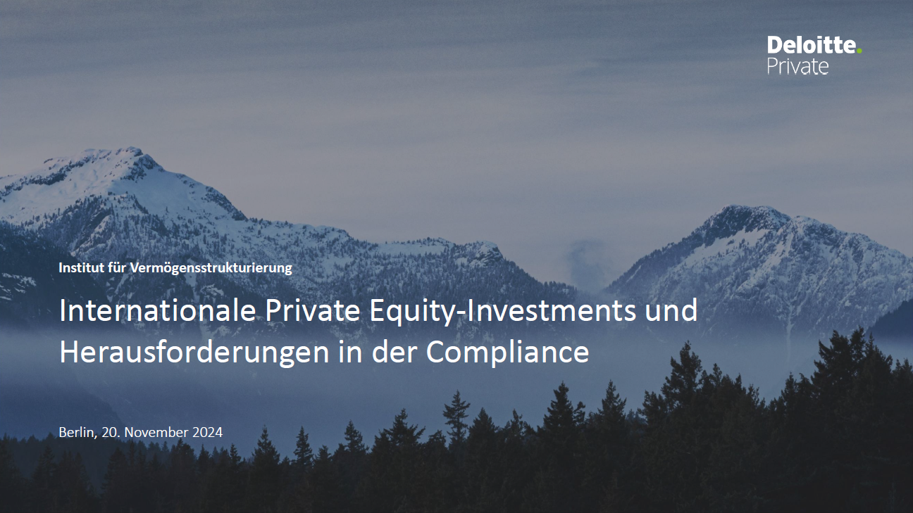 Internationale Private Equity-Investments und Herausforderungen in der Compliance